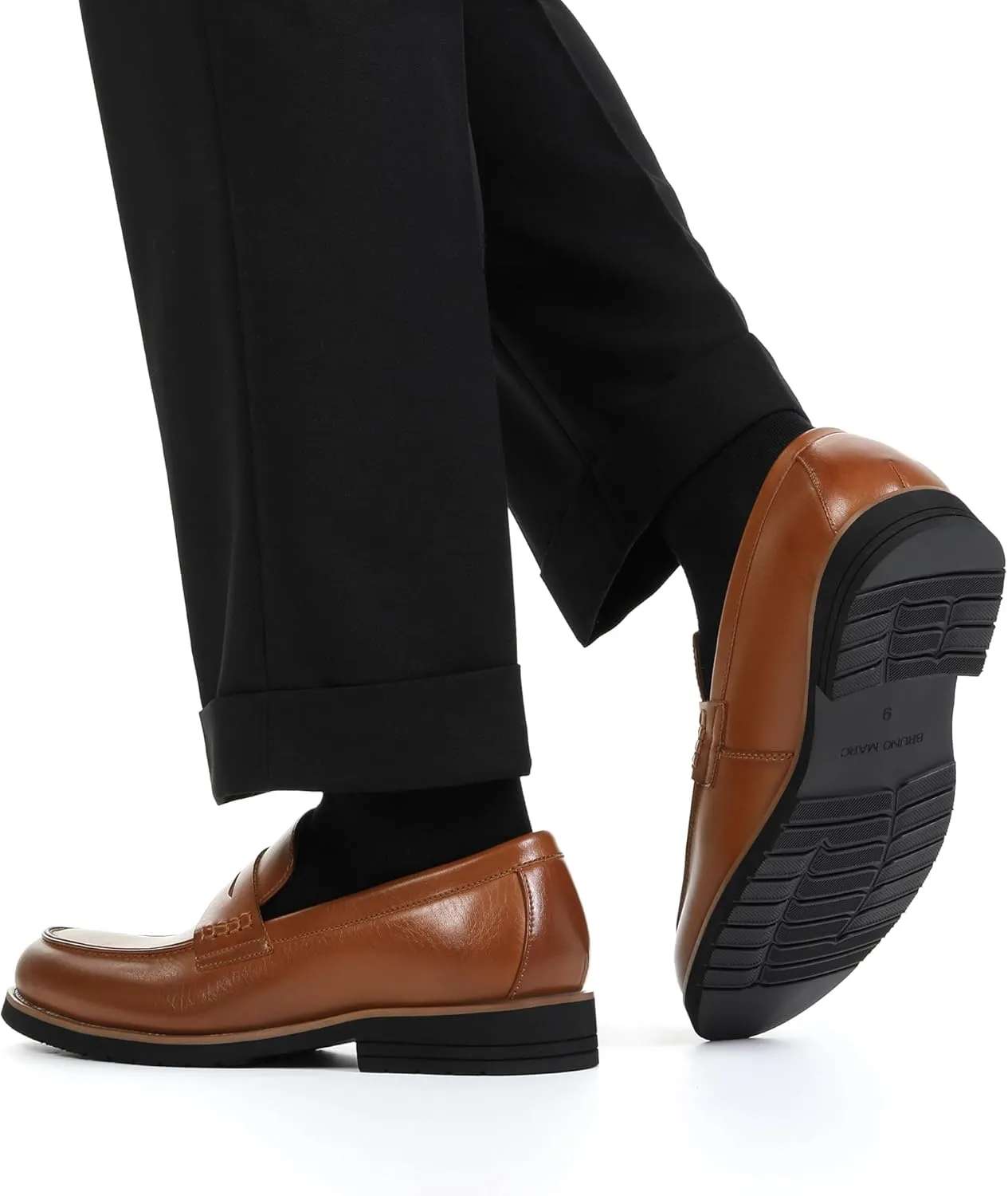 Bruno Marc Men's Dress Slip-on Penny Loafers Business Formal Shoes