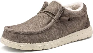 Bruno Marc Men's Slip-on Faux Fur Lined Loafers Casual Shoes