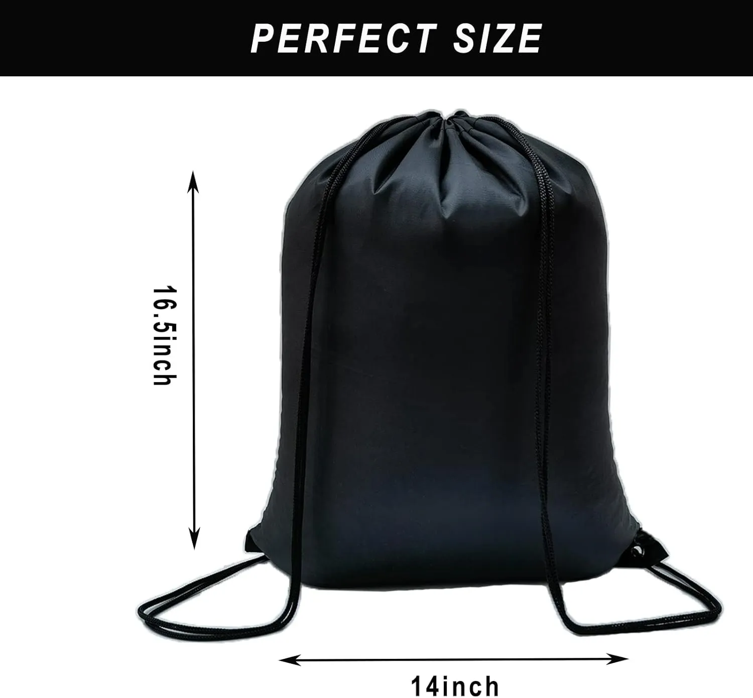CAIHONG 100 Pack Drawstring Bags Bulk, Draw String Backpack Sackpack Cinch Bag Gym Bag for Women Men, 20 Colors