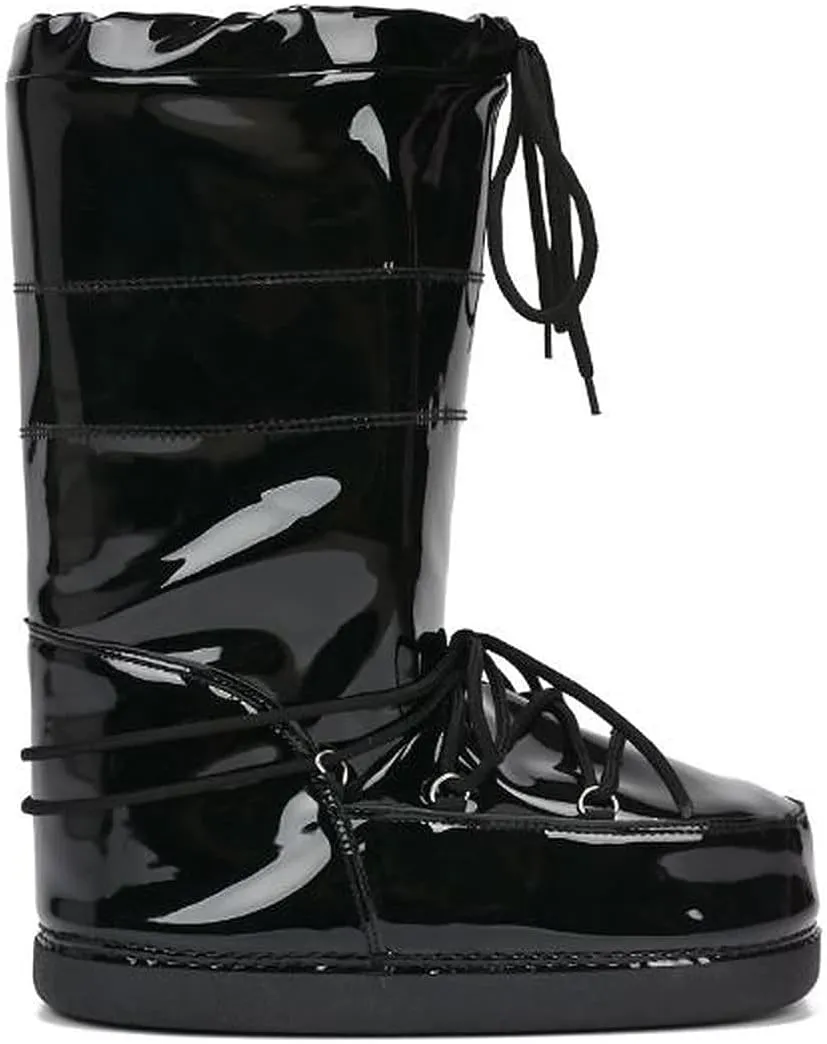 Cape Robbin Puffy Lace Up Mid Calf Cozy Winter Boots