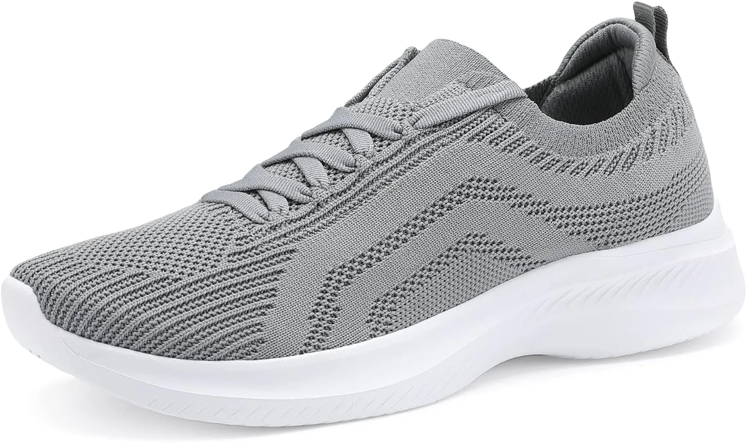 Casbeam Womens Running Shoes Ladies Slip on Tennis Walking Sneakers Lightweight Breathable Comfort Work Gym Trainers Stylish Shoes