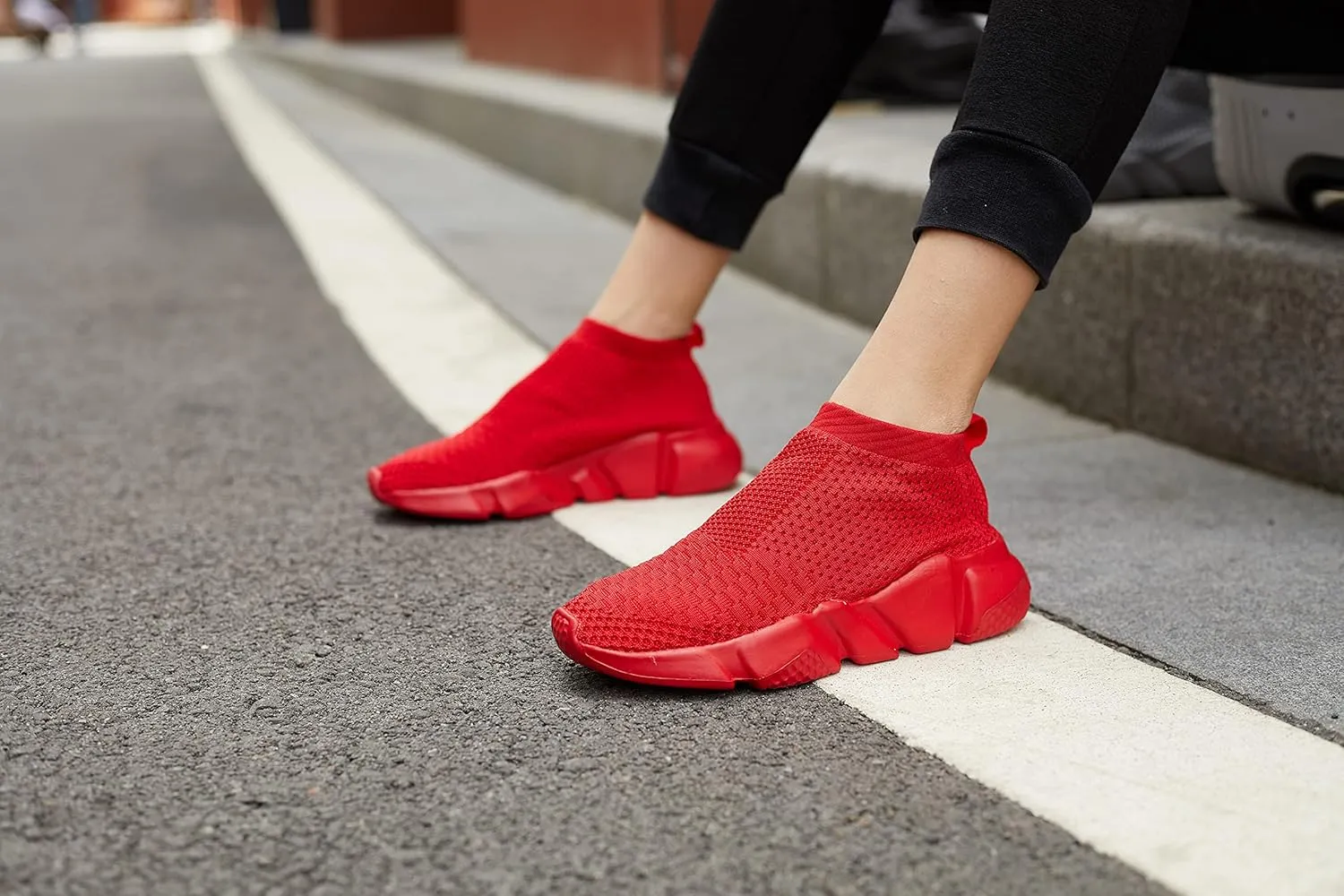 Casbeam Womens Running Shoes Ladies Slip on Tennis Walking Sneakers Lightweight Breathable Comfort Work Gym Trainers Stylish Shoes
