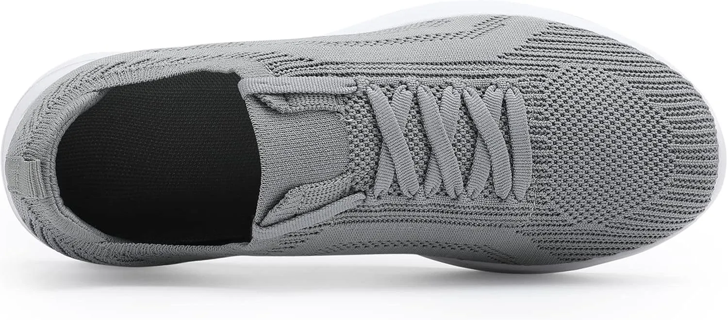 Casbeam Womens Running Shoes Ladies Slip on Tennis Walking Sneakers Lightweight Breathable Comfort Work Gym Trainers Stylish Shoes
