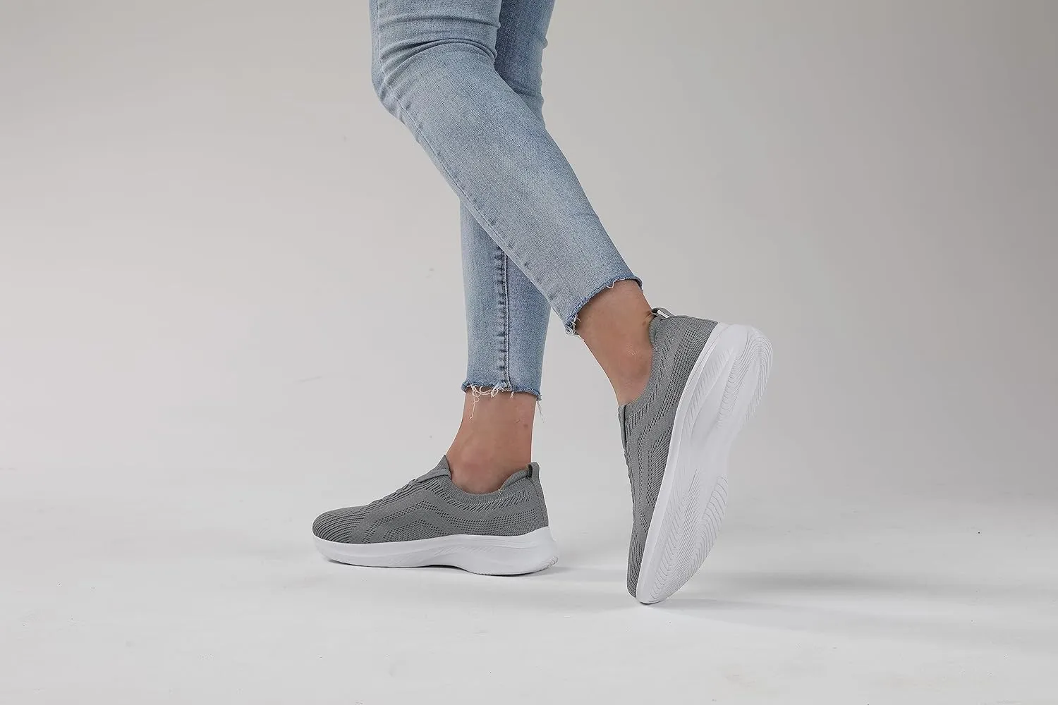 Casbeam Womens Running Shoes Ladies Slip on Tennis Walking Sneakers Lightweight Breathable Comfort Work Gym Trainers Stylish Shoes