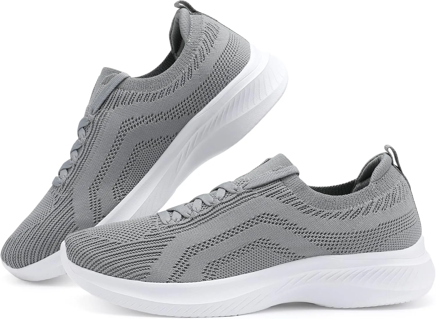 Casbeam Womens Running Shoes Ladies Slip on Tennis Walking Sneakers Lightweight Breathable Comfort Work Gym Trainers Stylish Shoes