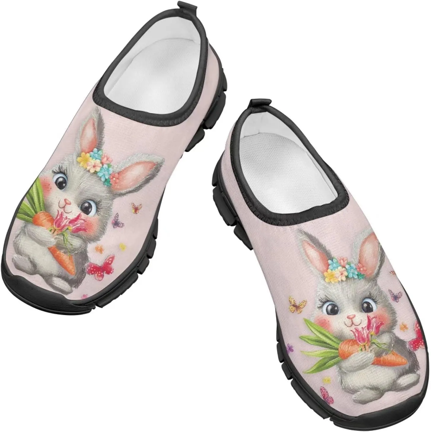 Casual Breathable Mesh Girls Boys Slip On Shoes