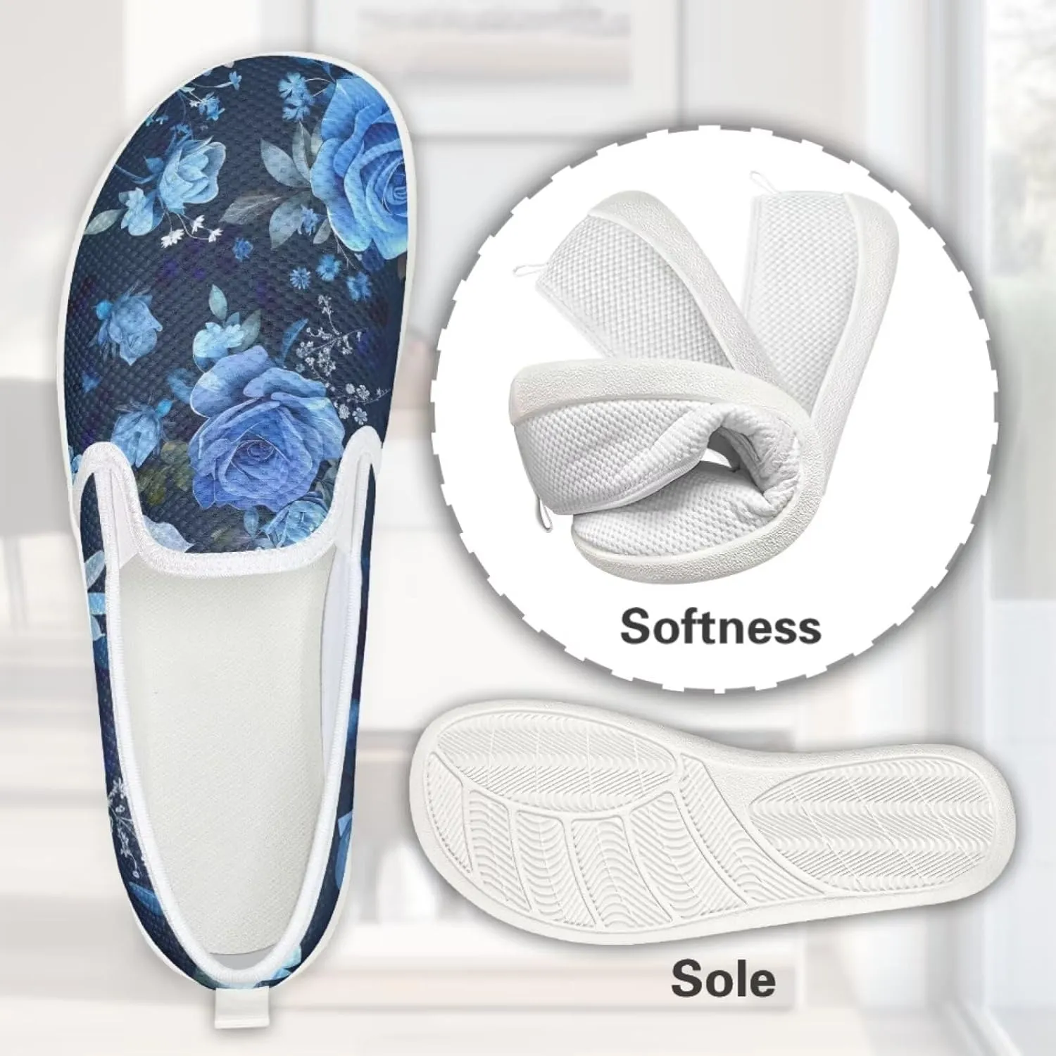 chaqlin Driving Loafers Fashion Women Mesh Flat Shoes Non Slip Wide Width Athletic Sneakers for Men Work Office Clipper
