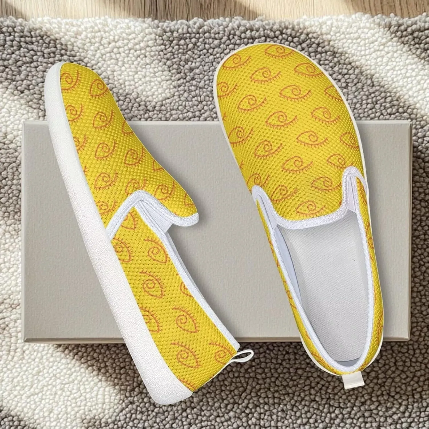chaqlin Driving Loafers Fashion Women Mesh Flat Shoes Non Slip Wide Width Athletic Sneakers for Men Work Office Clipper