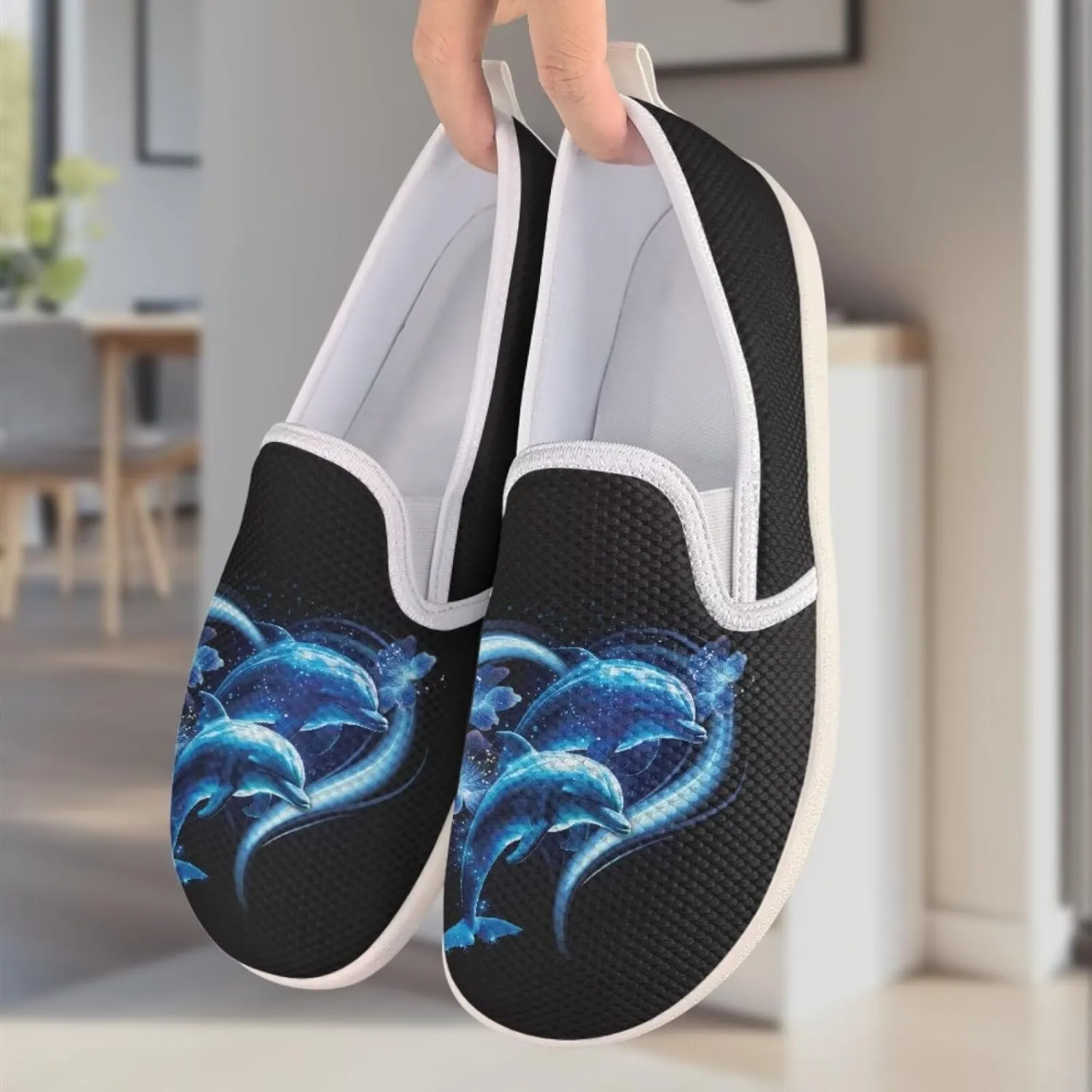 chaqlin Loafers for Women Flat Drop in Low Top Clipper Slip On Beach Travel Comfy Tennis Shoes Fashion Dress Loafers