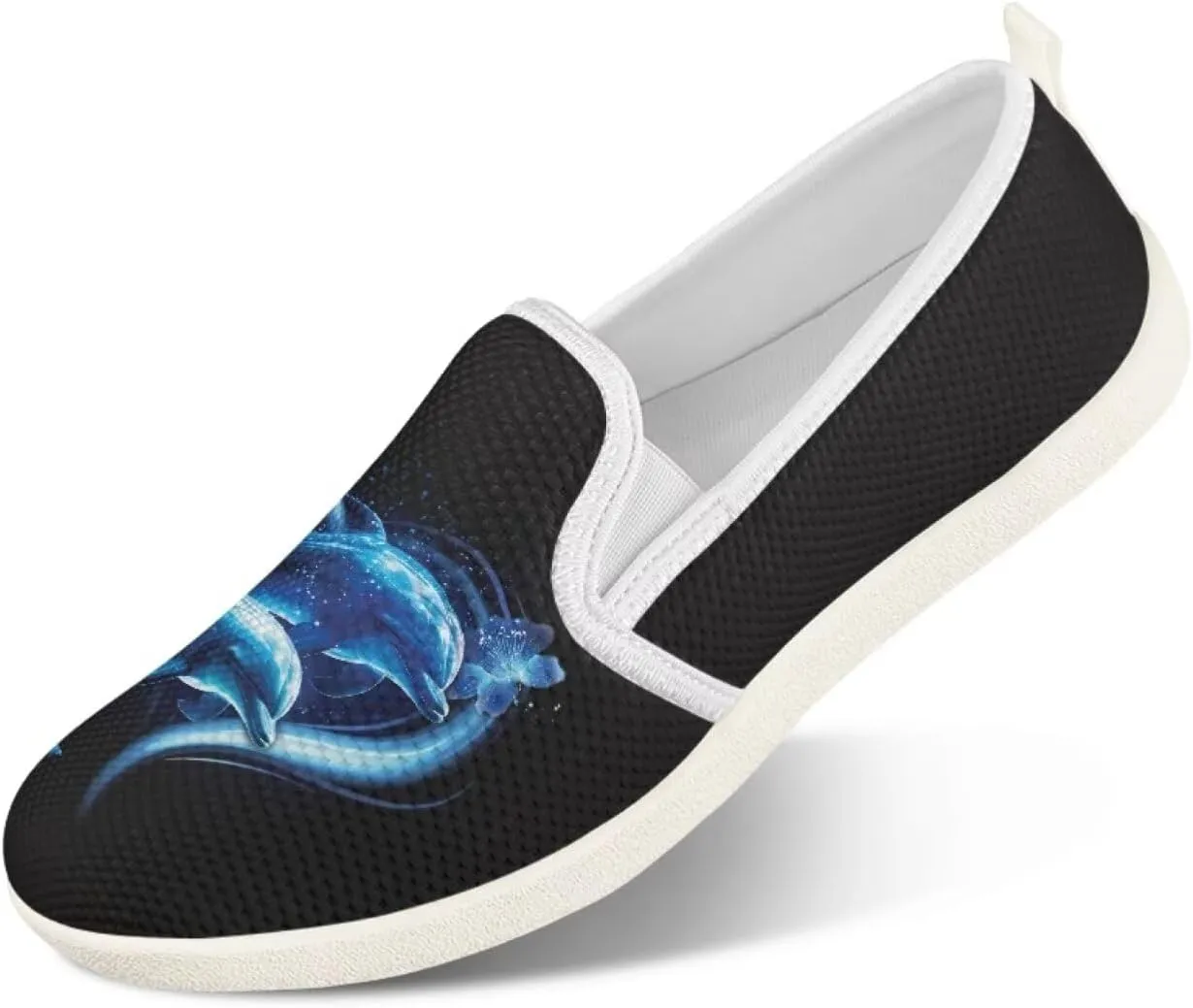 chaqlin Loafers for Women Flat Drop in Low Top Clipper Slip On Beach Travel Comfy Tennis Shoes Fashion Dress Loafers