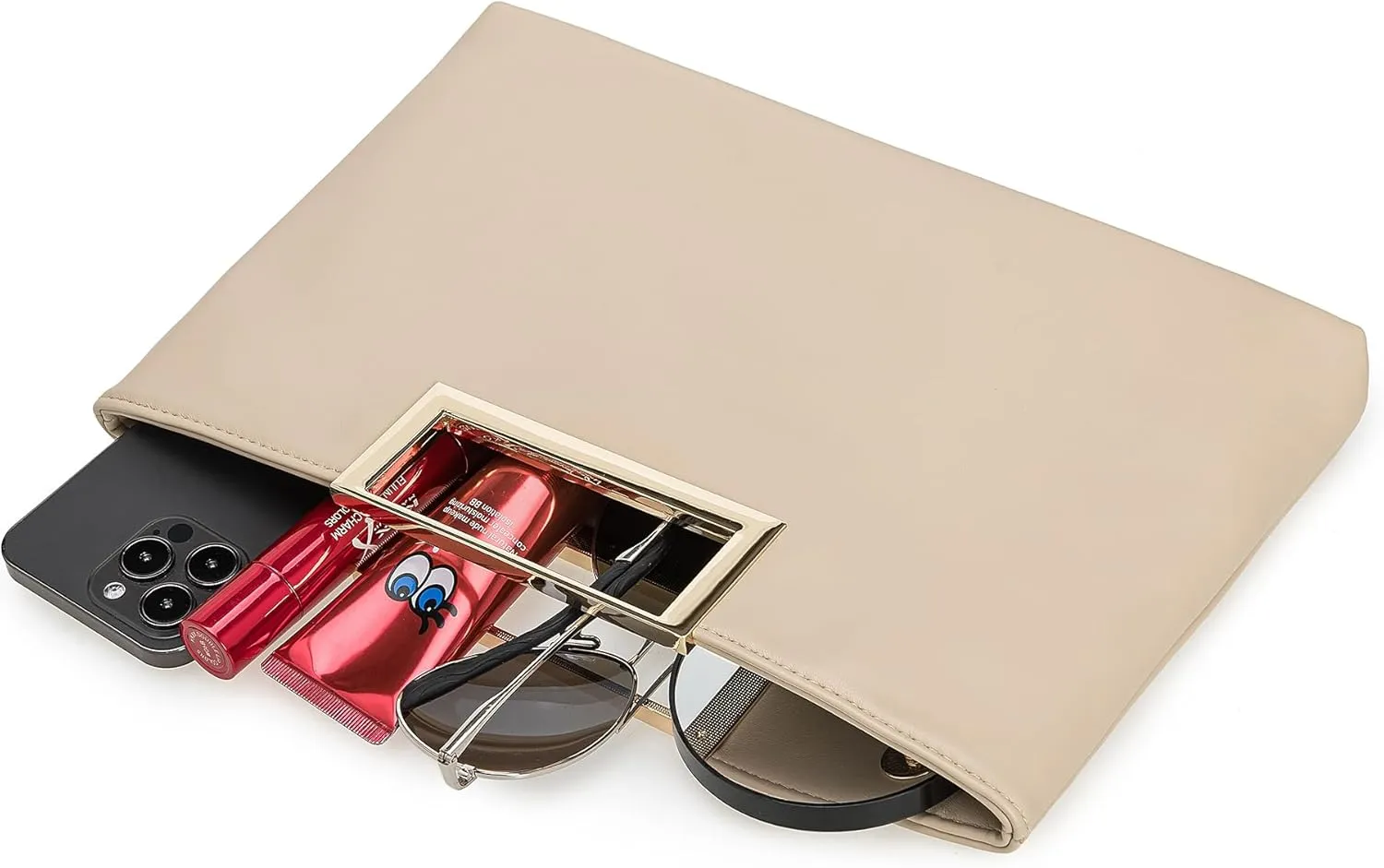 CHARMING TAILOR Fashion PU Leather Handbag Stylish Women Convertible Clutch Purse