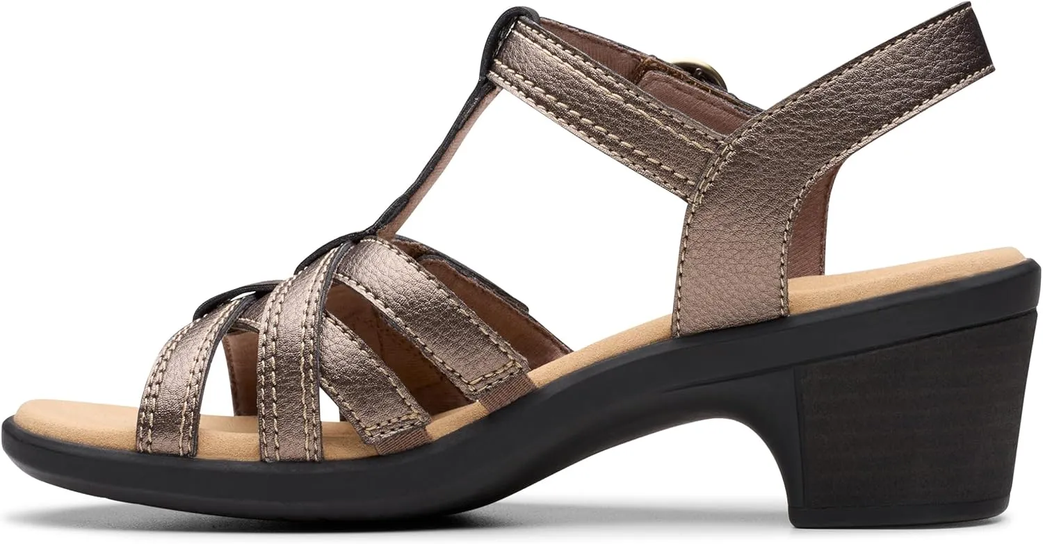 Clarks Women's Emily2 Rose Heeled Sandal
