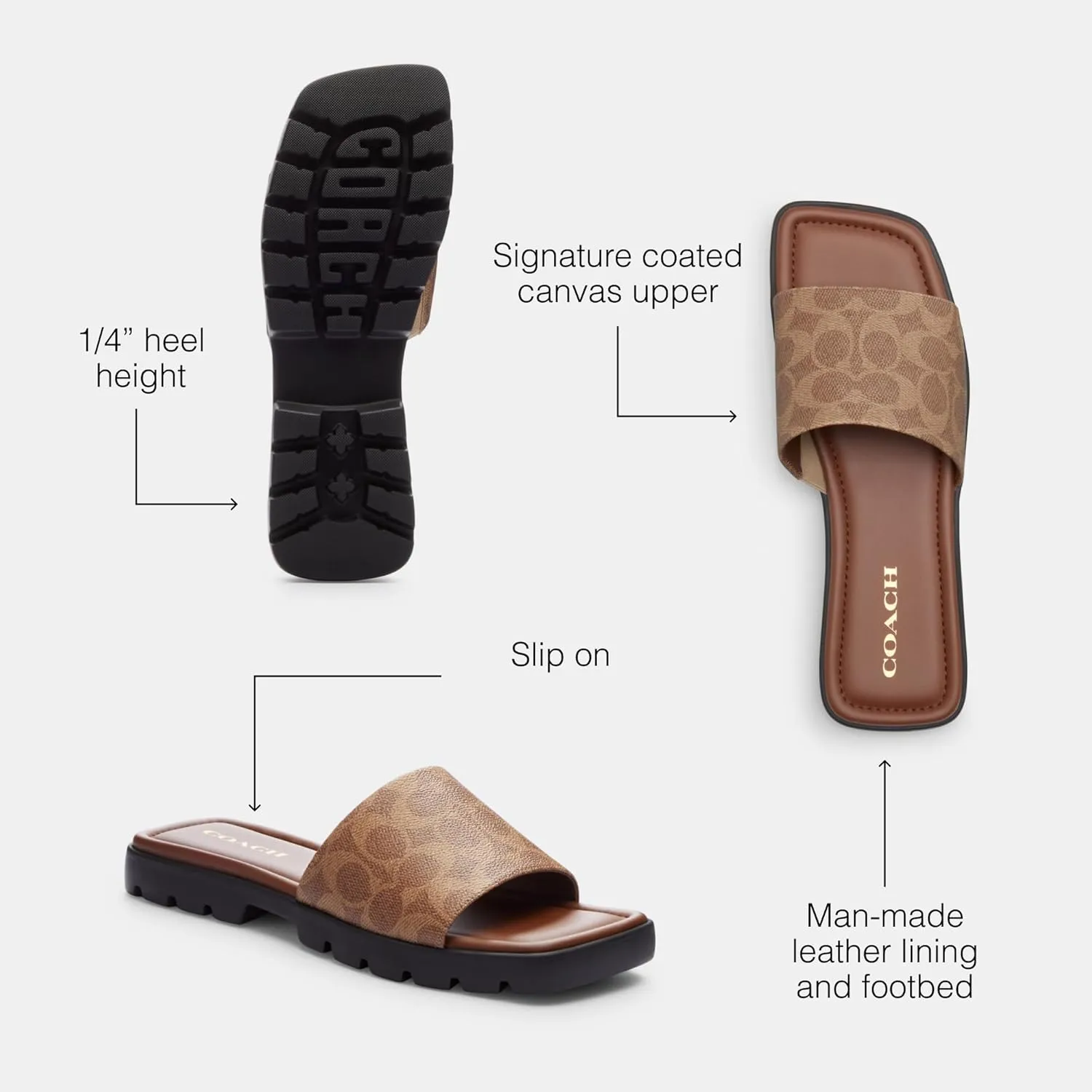 Coach Women's Florence Slide Sandal