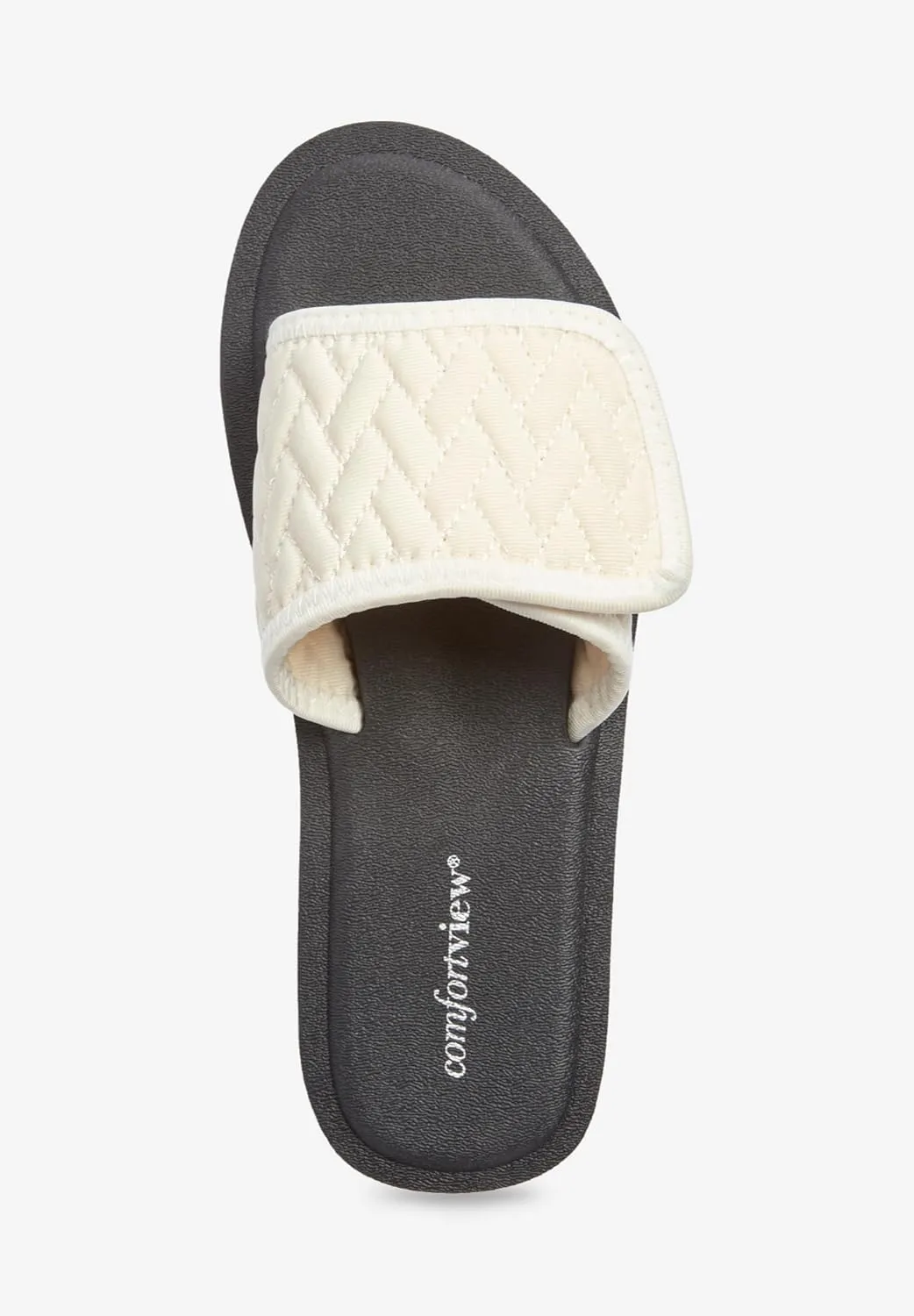 Comfortview Women's The Palmer Slip On Sandal (Wide Widths Available)