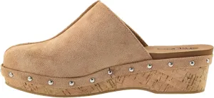 Corkys Footwear Newbie 1.75-Inch Platform Wedges Memory Foam Cushioned Slip-On with Chic Stud Detailing Stylish Comfort for Fall