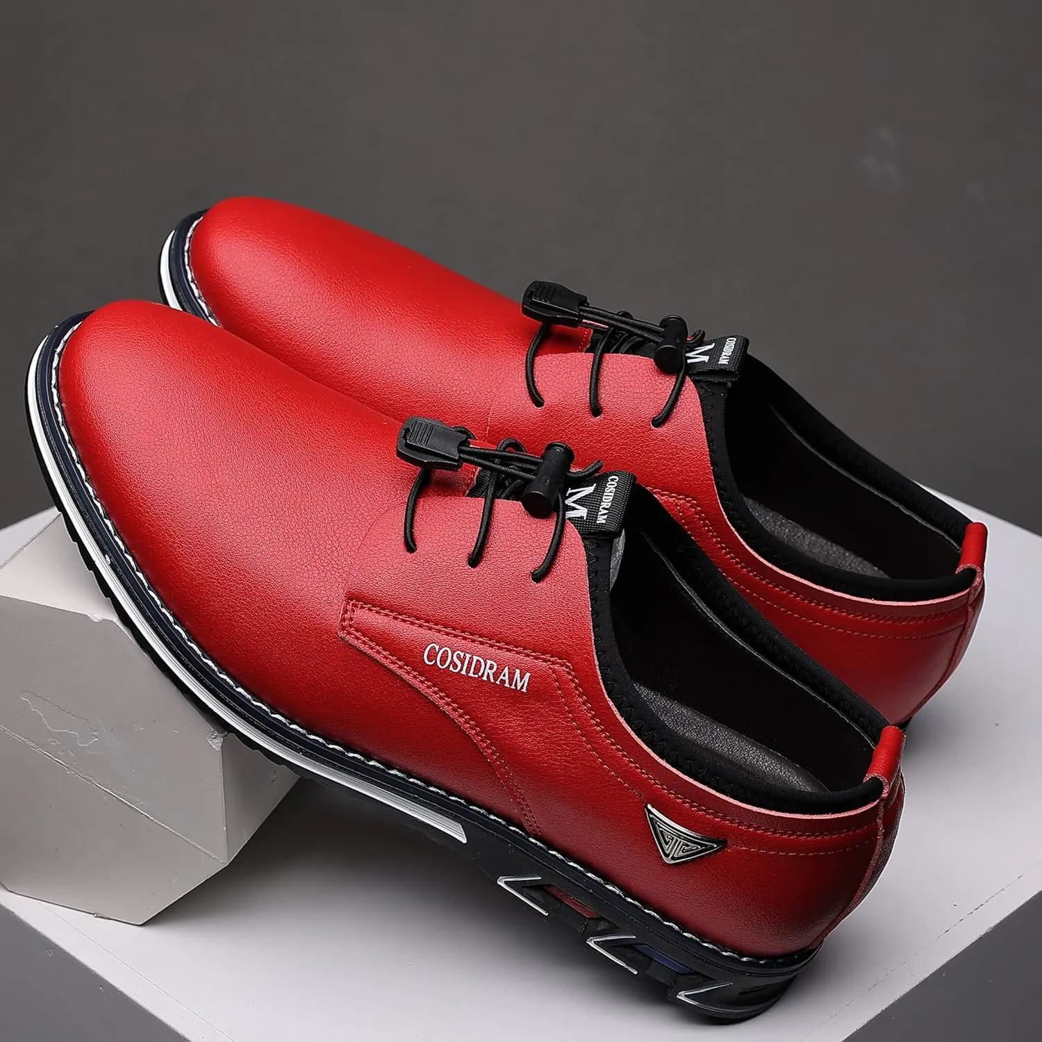 COSIDRAM Mens Casual Shoes Business Slip-on Shoes Comfort Fashion Office Shoes for Male