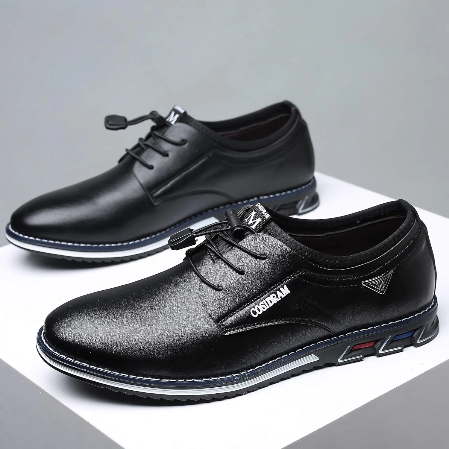 COSIDRAM Mens Casual Shoes Business Slip-on Shoes Comfort Fashion Office Shoes for Male