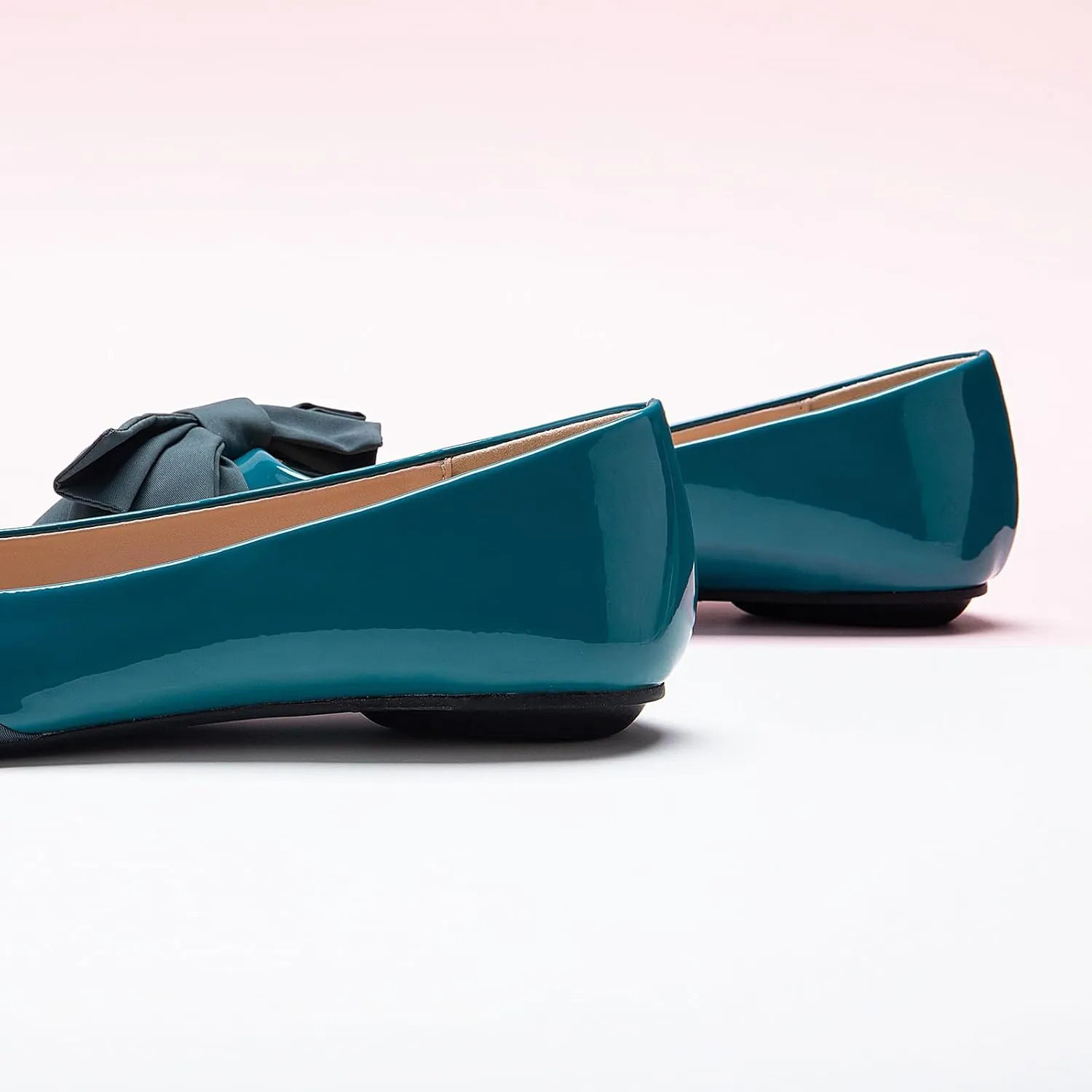 C.Paravano Pointy Bow Flats Women's Flats Comfortable Stylish Slip-On Shoes for Casual and Office