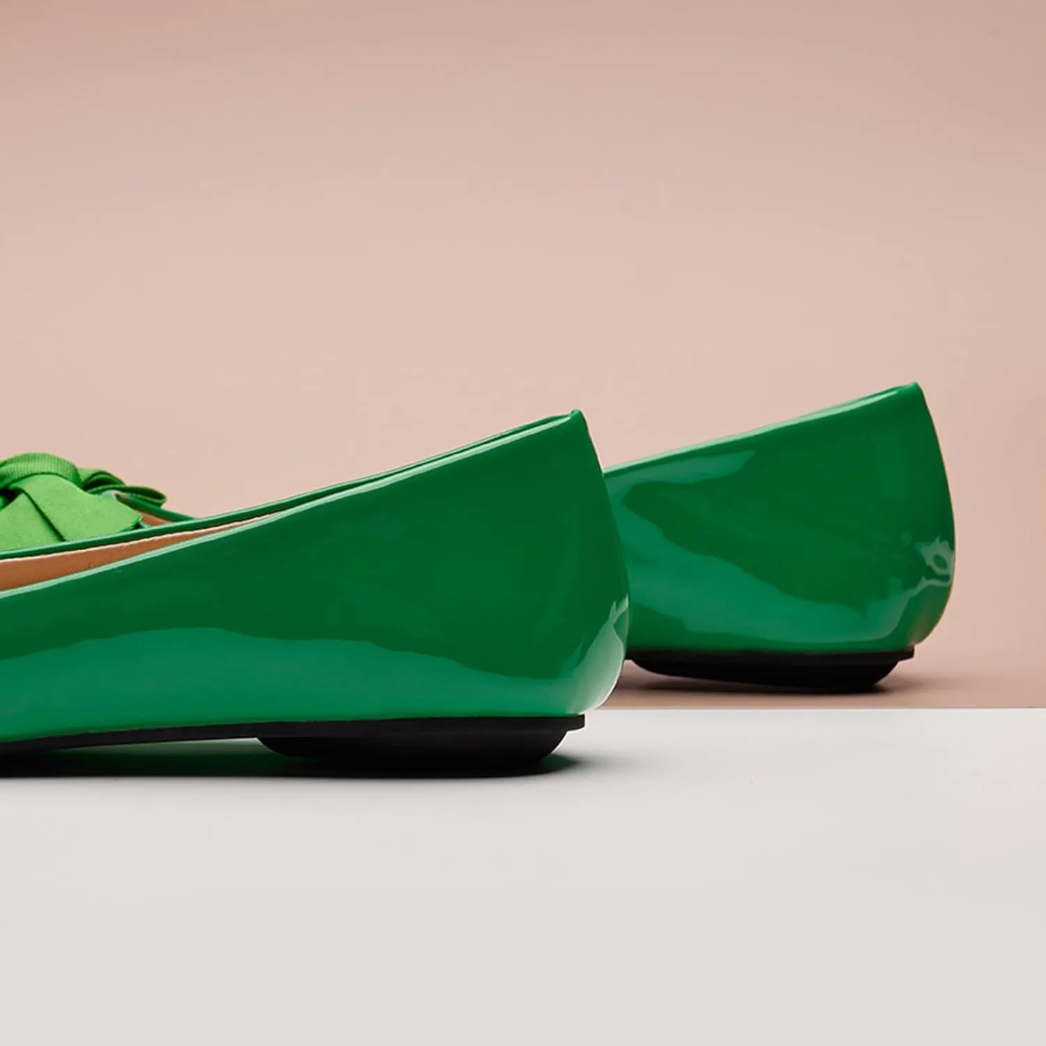 C.Paravano Pointy Bow Flats Women's Flats Comfortable Stylish Slip-On Shoes for Casual and Office