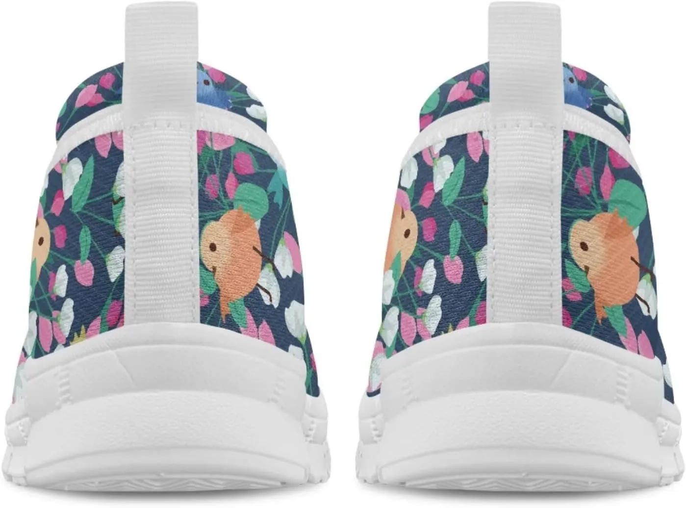 Creative Various Bird Prints Walking Shoes Women Dressy Slip On Ballet Flats Shoes Stylish Fit Comfort Casual Sneakers Daily Wear