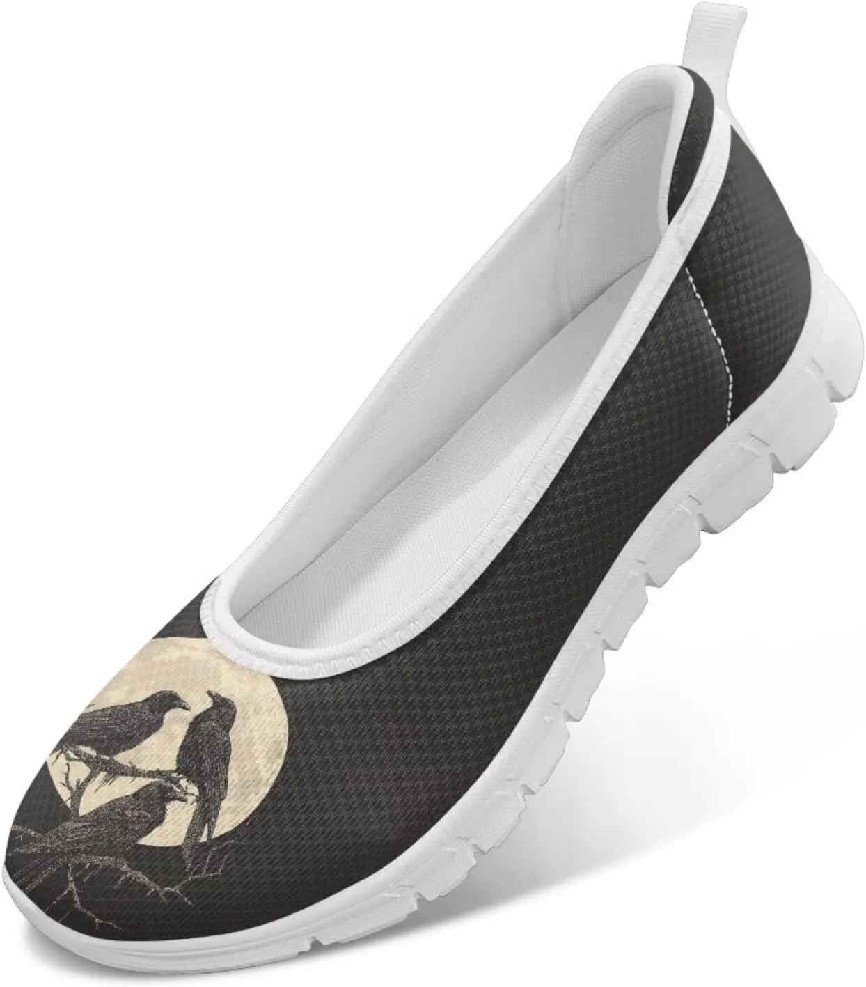Creative Various Bird Prints Walking Shoes Women Dressy Slip On Ballet Flats Shoes Stylish Fit Comfort Casual Sneakers Daily Wear