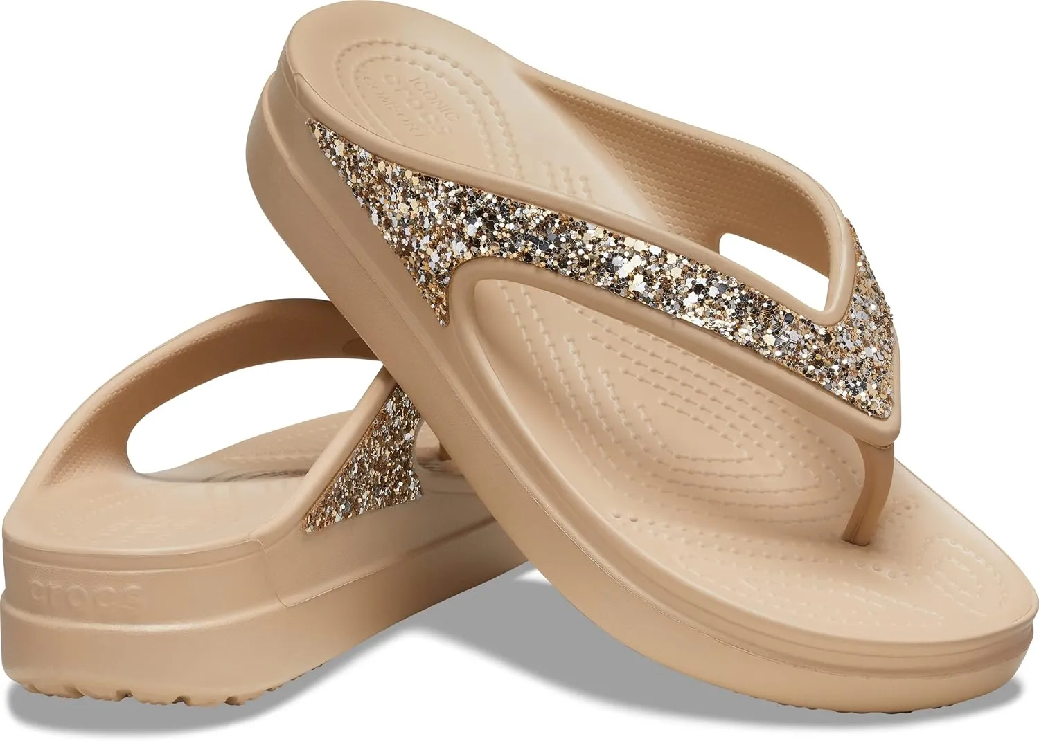 Crocs Sloane Embellished Wedge Flip Flops | Sandals for Women