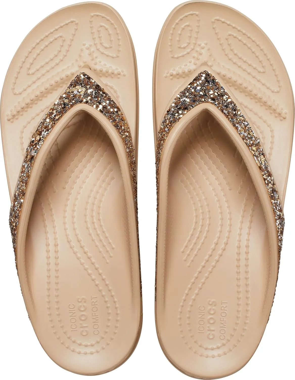 Crocs Sloane Embellished Wedge Flip Flops | Sandals for Women