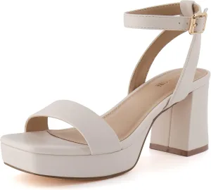 CUSHIONAIRE Women's Cherry platform dress sandal  Memory Foam and Wide Widths Available