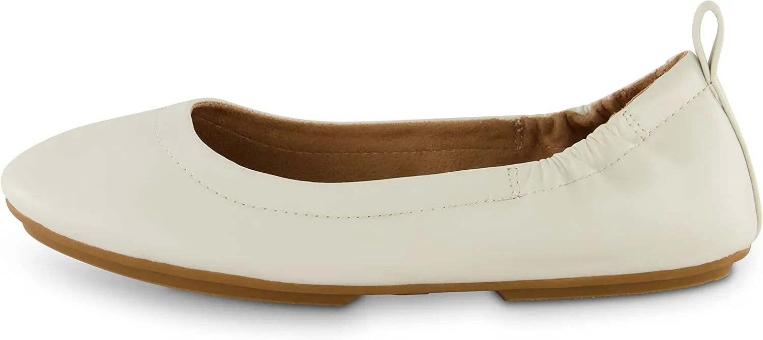 CUSHIONAIRE Women's Misty Comfort Flat with  Memory Foam, Wide Widths Available