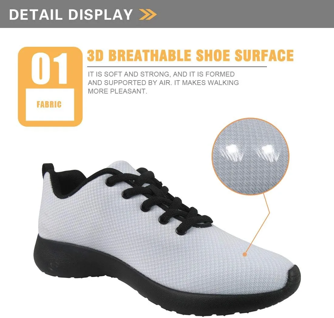 Customized Women Running Shoes for Large Capacity, Breathable Running Shoes Sports Shoes Jogging Shoes for Teen Girls, Fashion Outdoor Sport Assistant, Easy to Wash