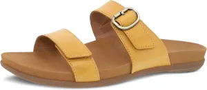 Dansko Justine Adjustable Sandal for Women - Leather Linings and Uppers for All-Day Comfort - Dual-Density EVA Footbed and Lightweight Rubber Outsole for Long-Lasting Wear
