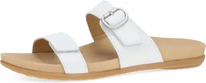 Dansko Justine Adjustable Sandal for Women - Leather Linings and Uppers for All-Day Comfort - Dual-Density EVA Footbed and Lightweight Rubber Outsole for Long-Lasting Wear