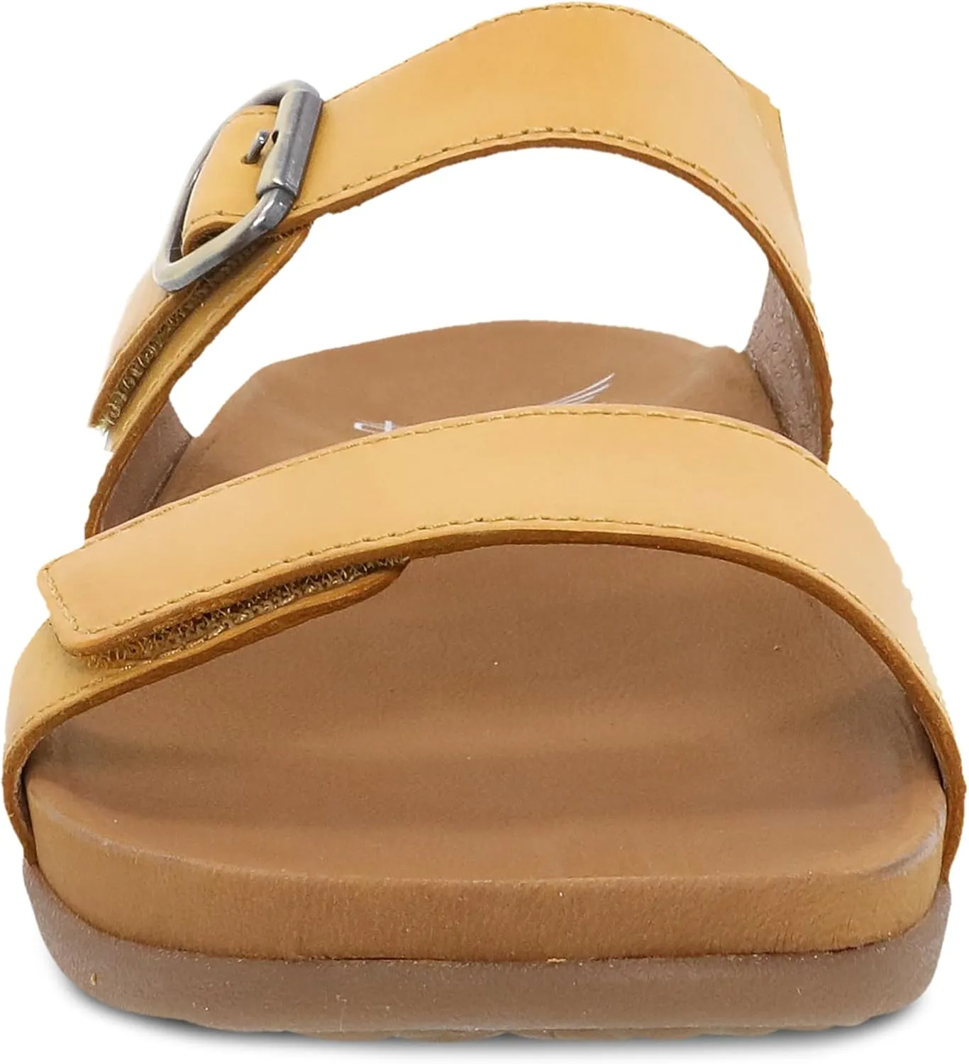 Dansko Justine Adjustable Sandal for Women - Leather Linings and Uppers for All-Day Comfort - Dual-Density EVA Footbed and Lightweight Rubber Outsole for Long-Lasting Wear