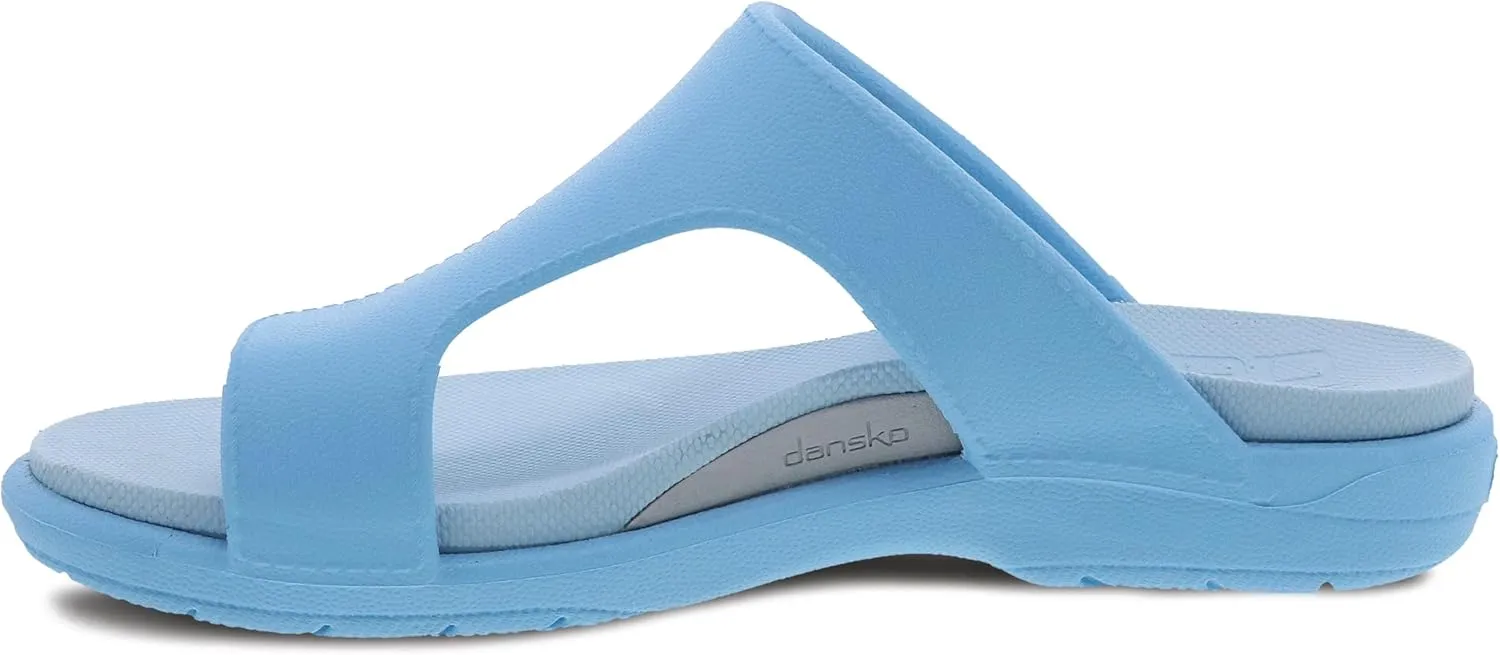 Dansko Krystal Slip-On Thong Sandal for Women – Lightweight and Durable, Easy Clean Molded EVA –Natural Arch Technology for Added Support