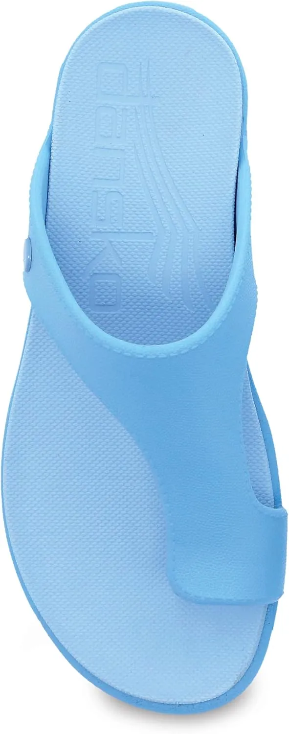 Dansko Krystal Slip-On Thong Sandal for Women – Lightweight and Durable, Easy Clean Molded EVA –Natural Arch Technology for Added Support