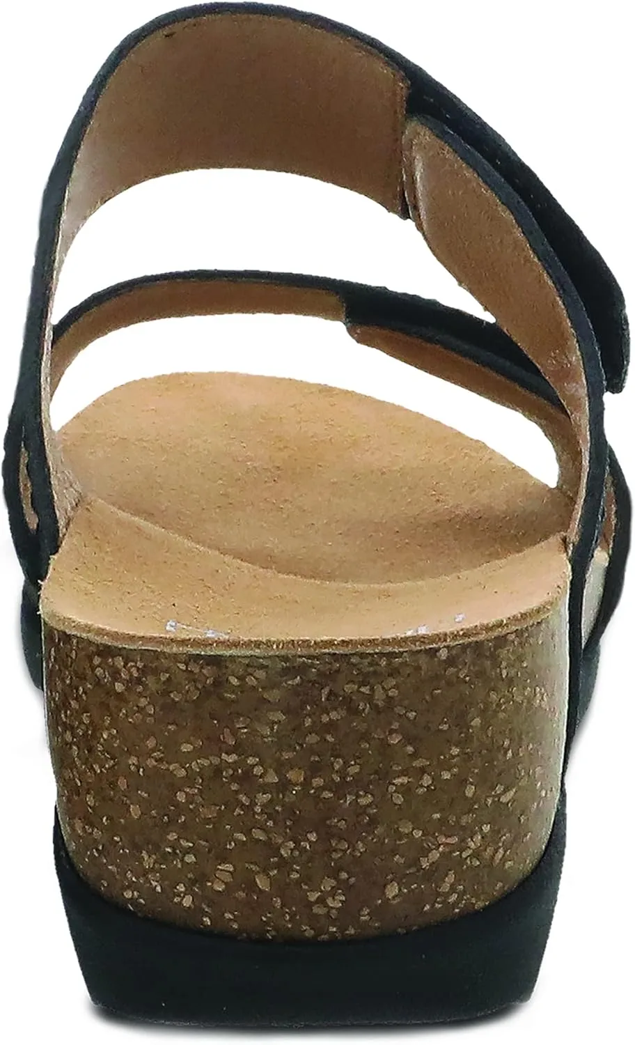 Dansko Maddy Slip-On Wedge Sandal for Women –Comfortable Wedge Shoes with Arch Support –Fully Adjustable Straps with Hook & Loop Closure–Versatile Casual to Dressy Footwear –Lightweight Rubber Outsole