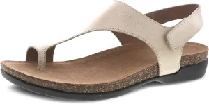 Dansko Reece Sandal for Women - Memory Foam and Cork Footbed for Comfort and Arch Support - Lightweight Rubber Outsole for Long-Lasting Wear- Versatile Casual to Dressy with Hook & Loop Strap