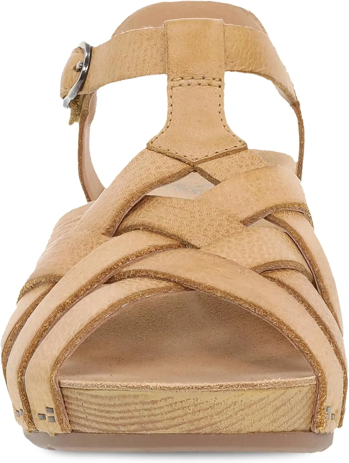 Dansko Tinley Fisherman Wedge Sandal for Women - Cushioned, Contoured Footbed for All-Day Comfort and Support - Adjustable Hook & Loop Straps with Buckle Detail