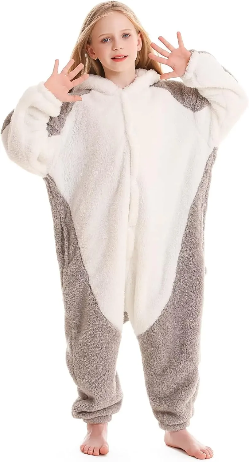DarkCom Kids Animal Onesie,Women and Mens Cosplay Koala Onesie Halloween Costume Christmas Pajamas Sleepwear