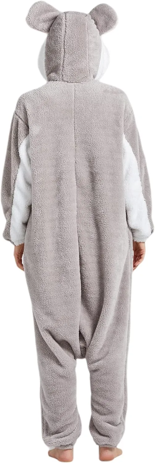 DarkCom Kids Animal Onesie,Women and Mens Cosplay Koala Onesie Halloween Costume Christmas Pajamas Sleepwear
