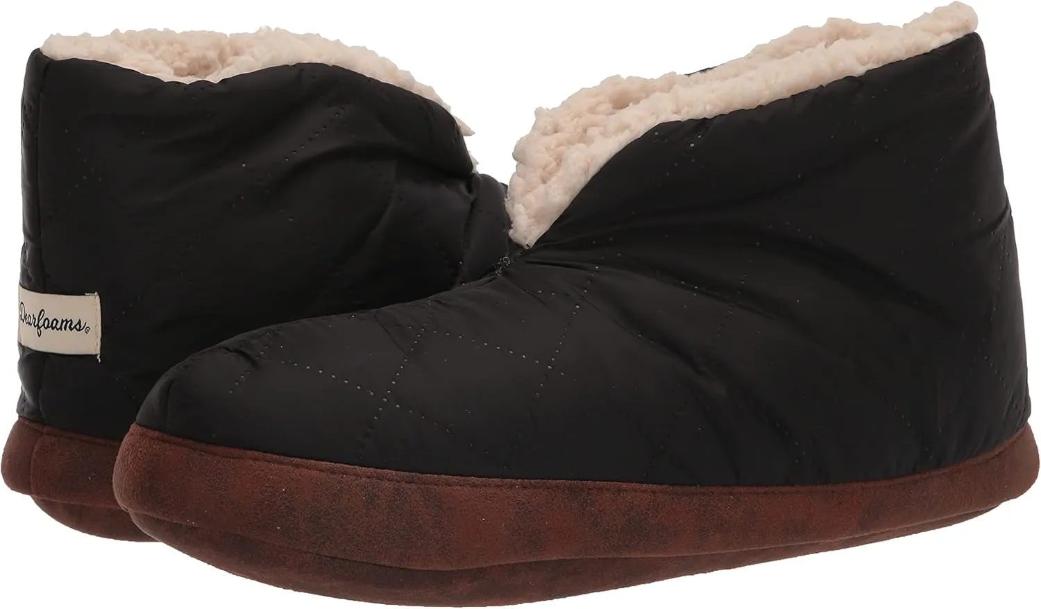 Dearfoams Men's Heritage Warm Up Bootie