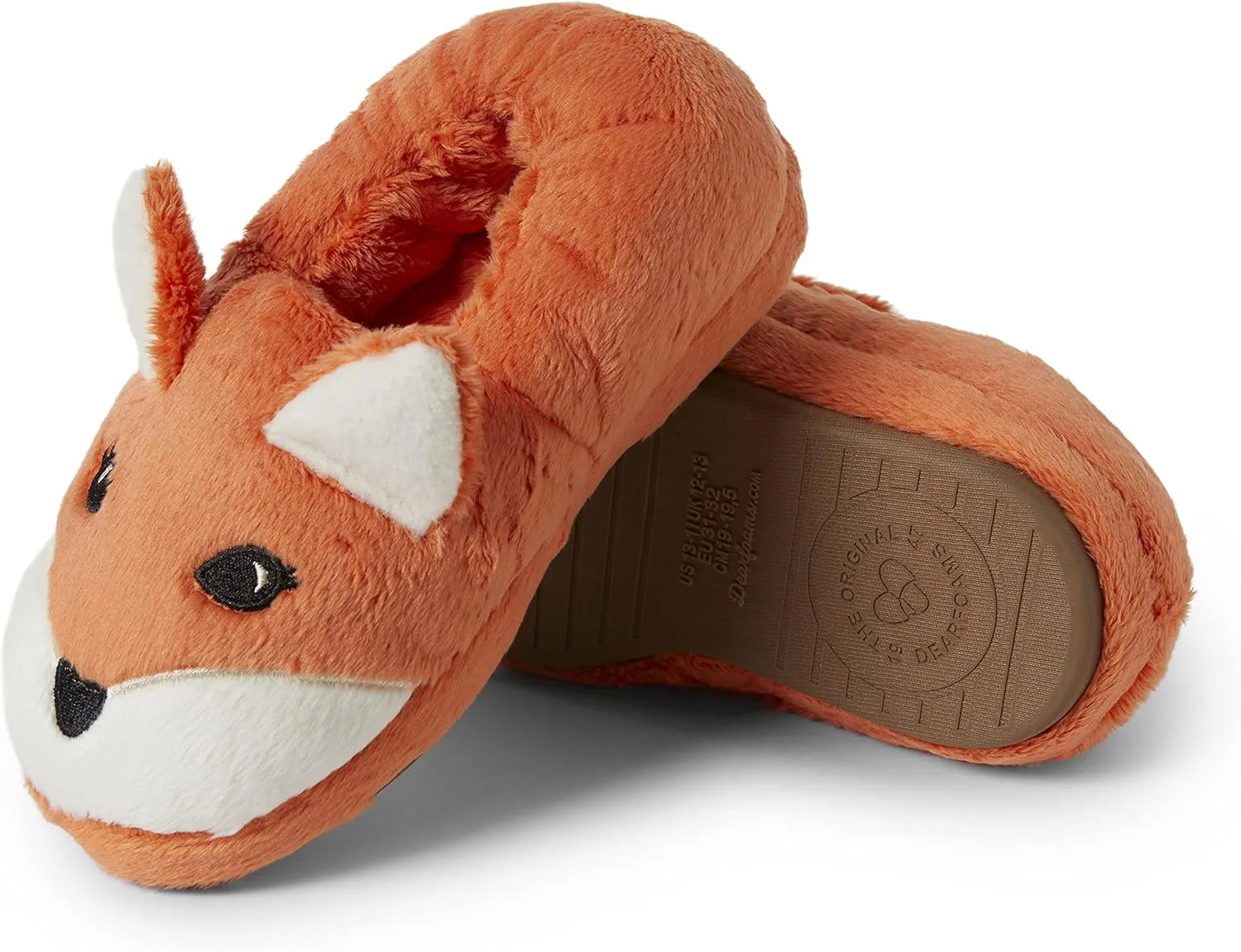Dearfoams Toddler & Kids' Cute Shark, Cow, Unicorn, Dog, Dinosaur and Animal Critter Slippers