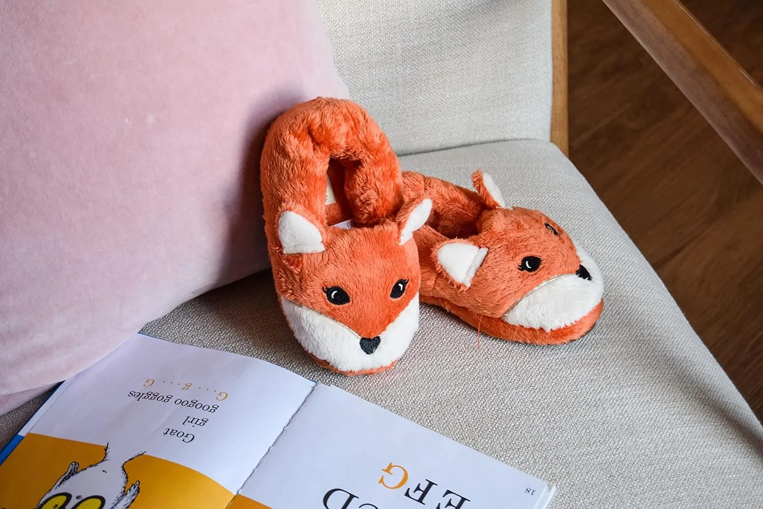 Dearfoams Toddler & Kids' Cute Shark, Cow, Unicorn, Dog, Dinosaur and Animal Critter Slippers
