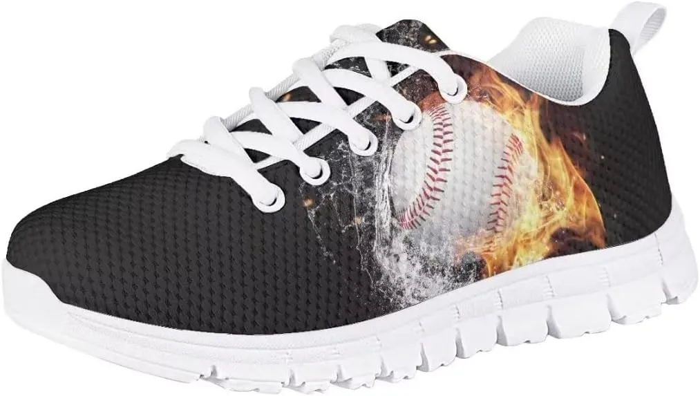 Dellukee Casual Boys Girls Shoes Kids Lightweight Breathable Athletic Tennis Walking Sports School Sneakers