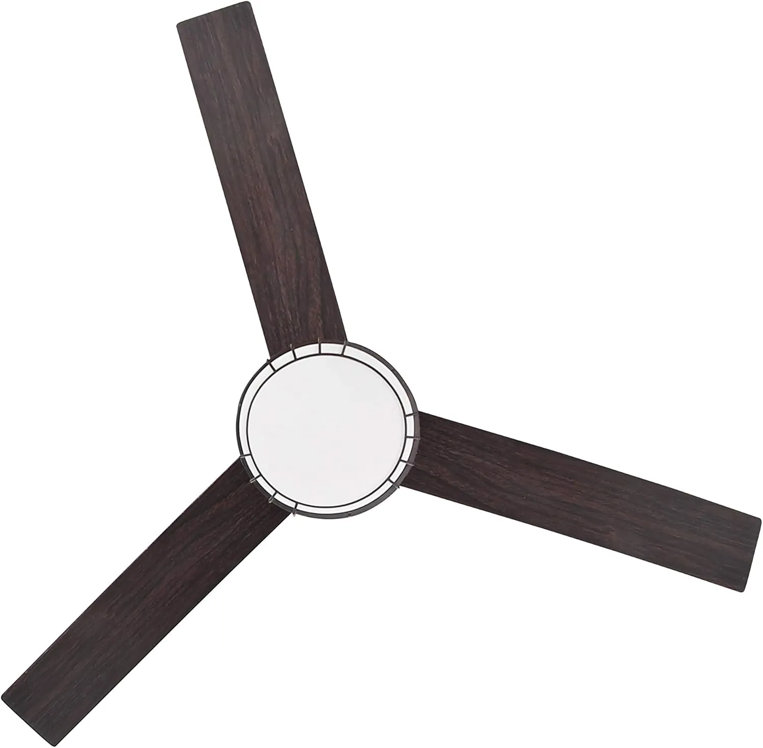 Design House 157347 Ajax Industrial Modern Indoor Ceiling Fan with LED Light Kit, 3-Blades, Reverse Airflow, Wall Control, 52-inch, Oil Rubbed Bronze