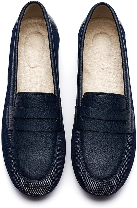 DeYashopin Women's Flats Shoes Non-Slip Ballet Shoes for Dressy Occasions,Walking and Driving Lightweight & Flexible for Comfort