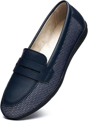 DeYashopin Women's Flats Shoes Non-Slip Ballet Shoes for Dressy Occasions,Walking and Driving Lightweight & Flexible for Comfort