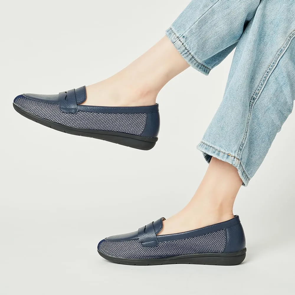 DeYashopin Women's Flats Shoes Non-Slip Ballet Shoes for Dressy Occasions,Walking and Driving Lightweight & Flexible for Comfort