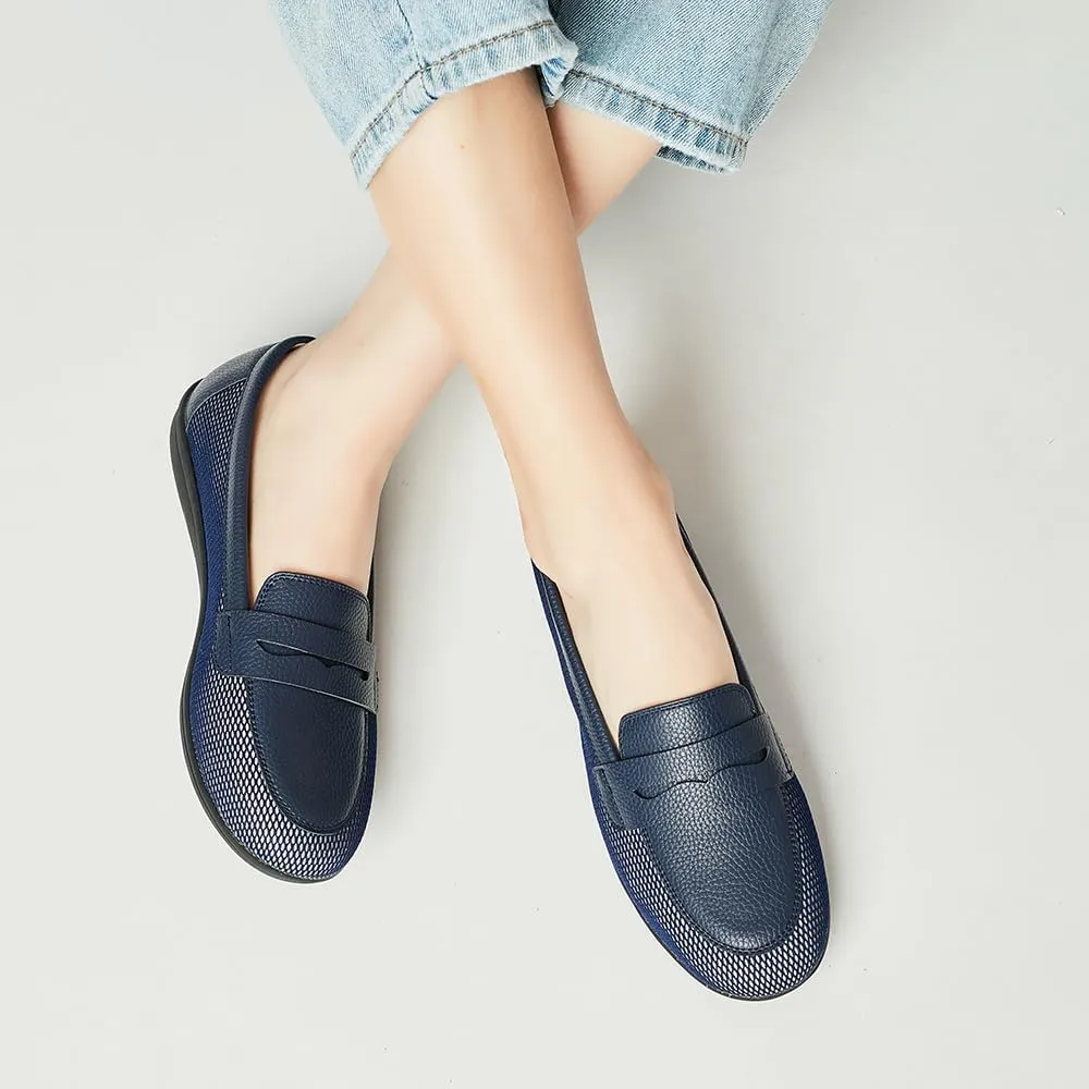DeYashopin Women's Flats Shoes Non-Slip Ballet Shoes for Dressy Occasions,Walking and Driving Lightweight & Flexible for Comfort