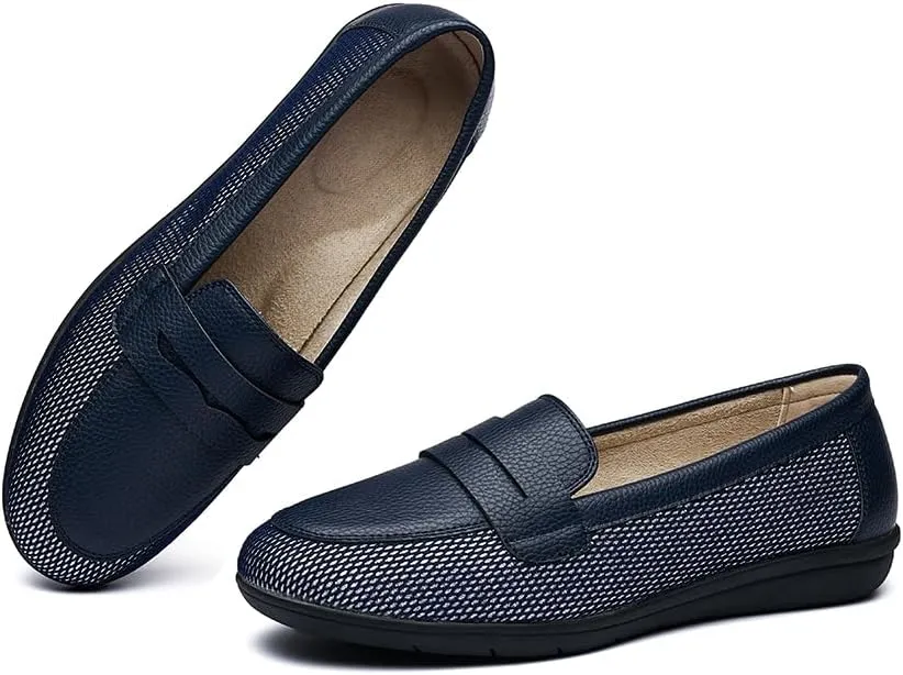 DeYashopin Women's Flats Shoes Non-Slip Ballet Shoes for Dressy Occasions,Walking and Driving Lightweight & Flexible for Comfort